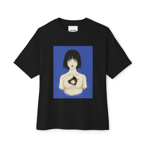 Butterfly Heart Unisex Oversized Graphic T-Shirt